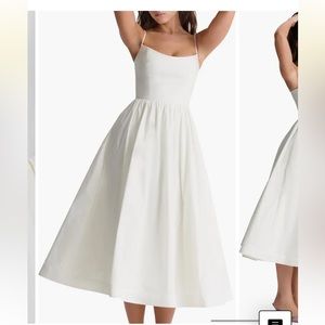 House of CB Womens Lolita Ivory Corset Sundress